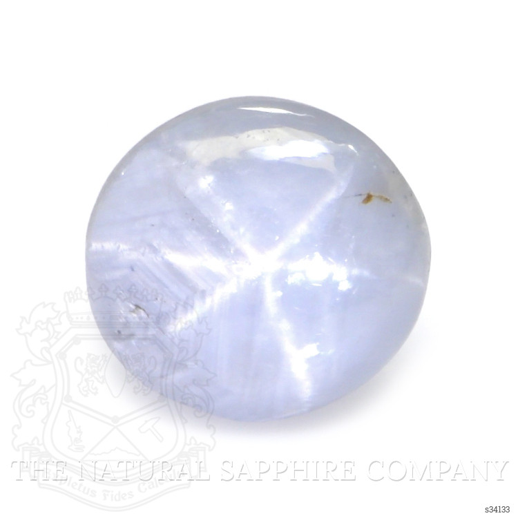 2.39 Ct. Greyish Blue Star Sapphire from Ceylon (Sri Lanka)