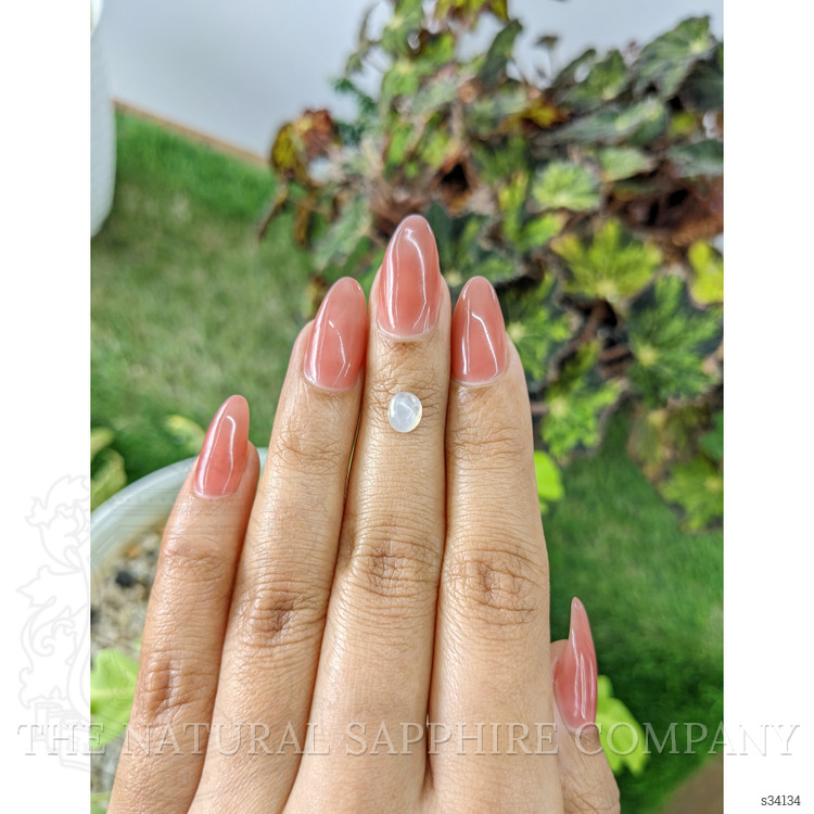 1.11 Ct. Grey Star Sapphire from Ceylon (Sri Lanka)