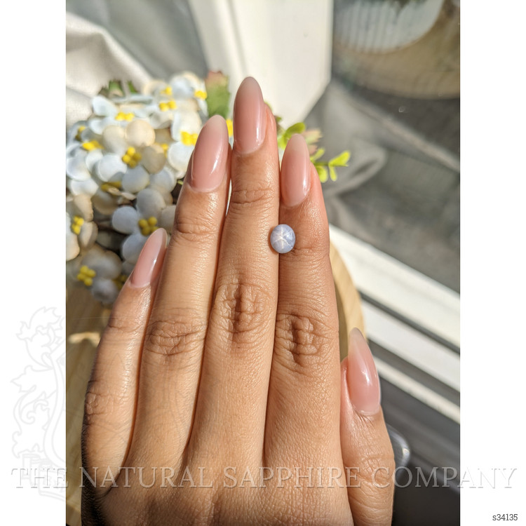 1.42 Ct. Violet Star Sapphire from Ceylon (Sri Lanka)