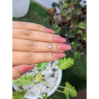 0.71 Ct. Purplish Pink Star Sapphire from Ceylon (Sri Lanka) Life Style