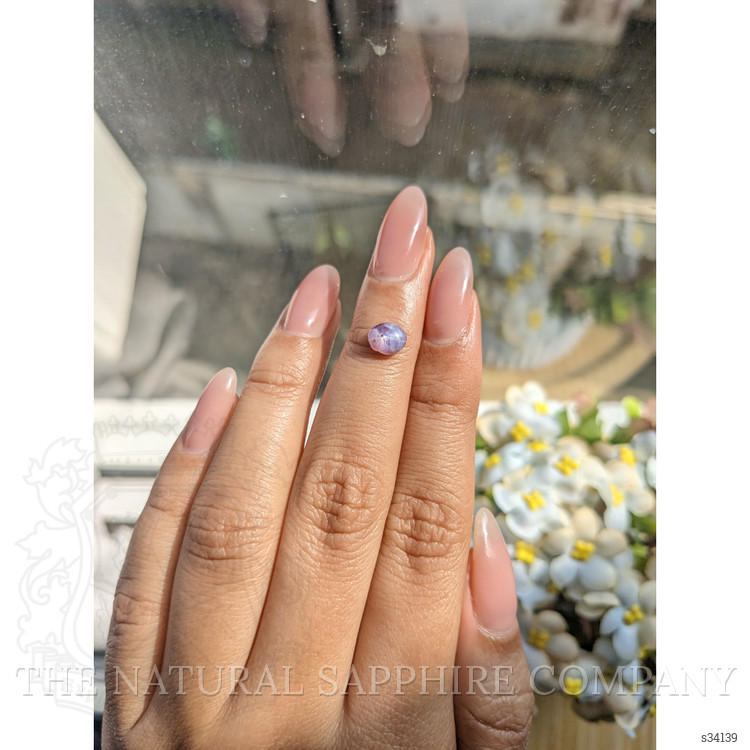1.06 Ct. Purple Star Sapphire from Ceylon (Sri Lanka)