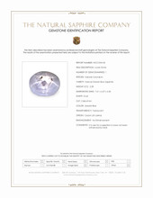 2.28 Ct. Greyish Blue Star Sapphire from Ceylon (Sri Lanka) Scan Report