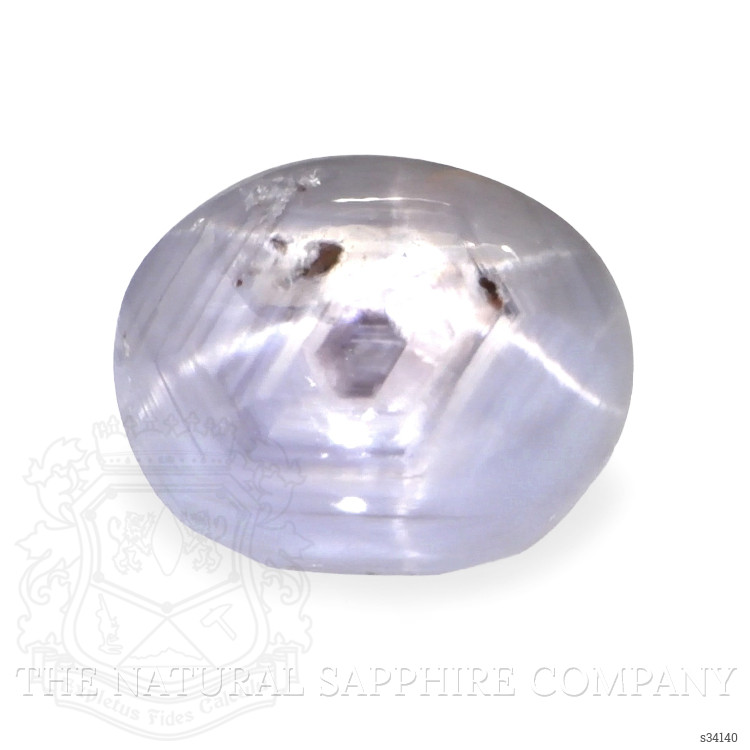2.28 Ct. Greyish Blue Star Sapphire from Ceylon (Sri Lanka)