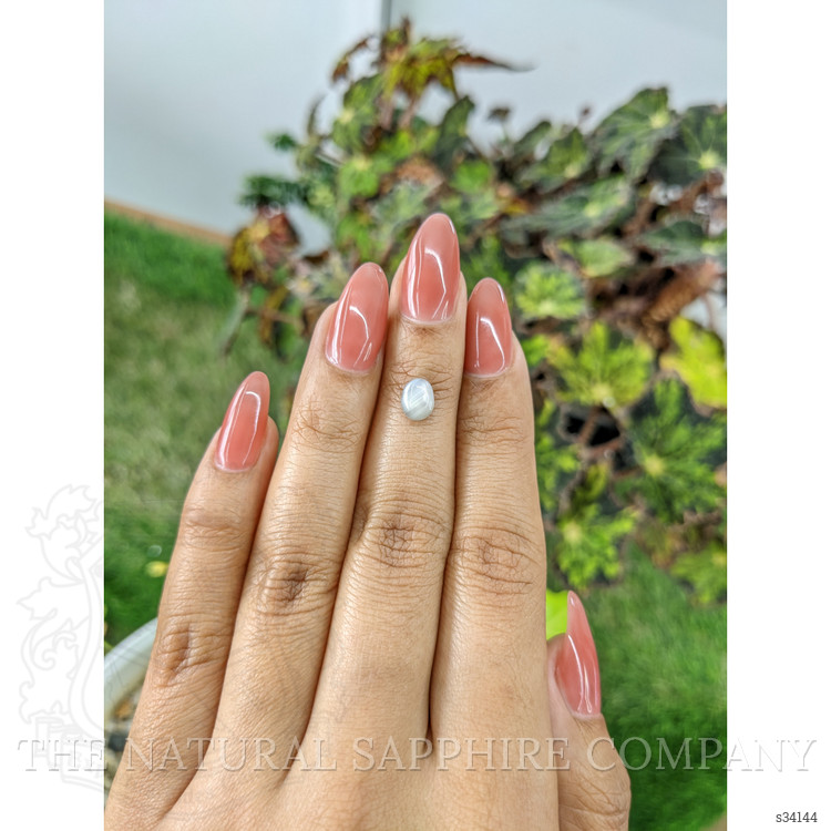 1.37 Ct. Grey Star Sapphire from Ceylon (Sri Lanka)