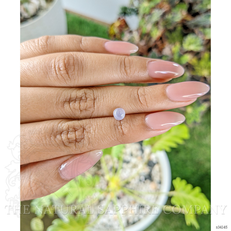 1.18 Ct. Violet Star Sapphire from Ceylon (Sri Lanka)