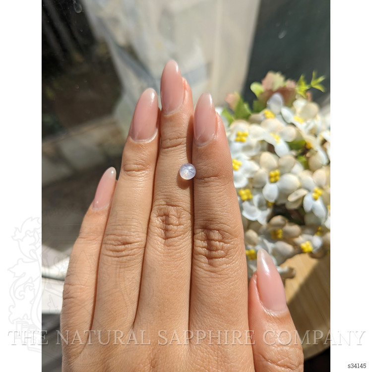 1.18 Ct. Violet Star Sapphire from Ceylon (Sri Lanka)