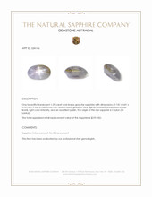 1.59 Ct. Grey Star Sapphire from Ceylon (Sri Lanka) Appraisal