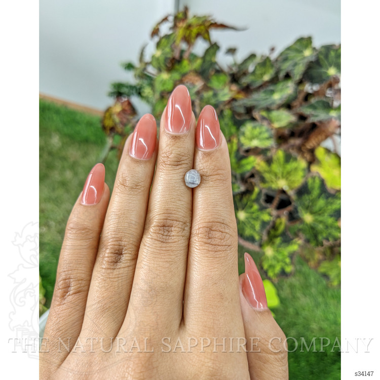 1.79 Ct. Grey Star Sapphire from Ceylon (Sri Lanka)