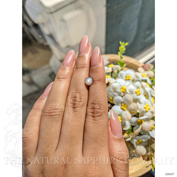 1.79 Ct. Grey Star Sapphire from Ceylon (Sri Lanka)