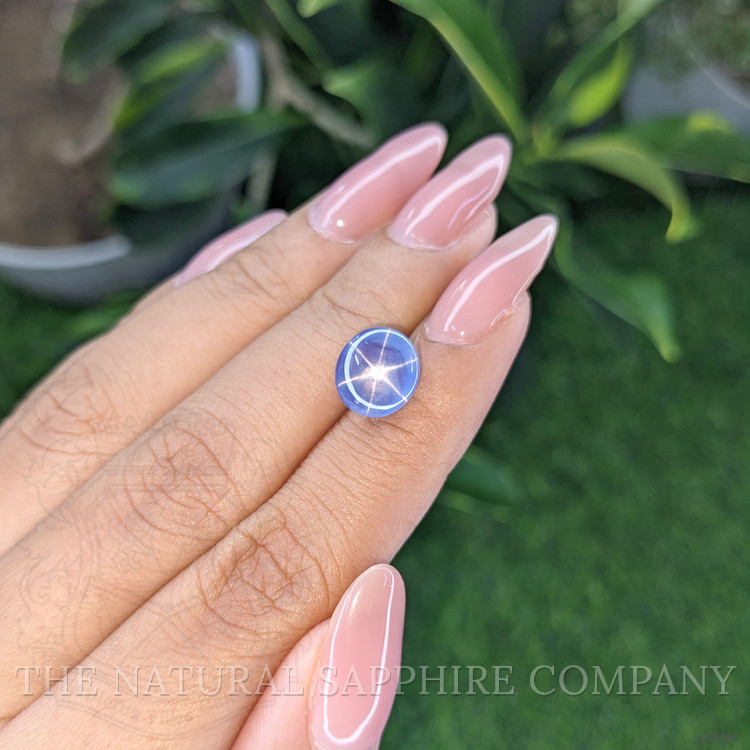 6.12 Ct. Blue Star Sapphire from Ceylon (Sri Lanka)