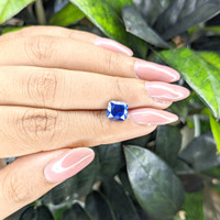 2.36 Ct. Blue Sapphire from Ceylon (Sri Lanka) Life Style