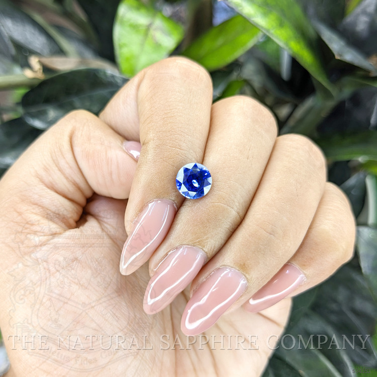 2.22 Ct. Blue Sapphire from Ceylon (Sri Lanka)