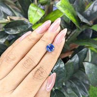 2.22 Ct. Blue Sapphire from Ceylon (Sri Lanka) Life Style