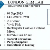 2.57 Ct. Purple Sapphire from Madagascar Pdf