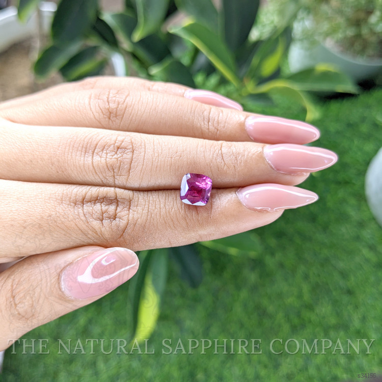 3.56 Ct. Purplish Pink Sapphire from Madagascar