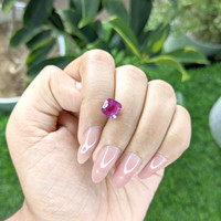 3.56 Ct. Purplish Pink Sapphire from Madagascar Life Style