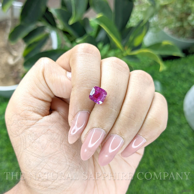 3.56 Ct. Purplish Pink Sapphire from Madagascar
