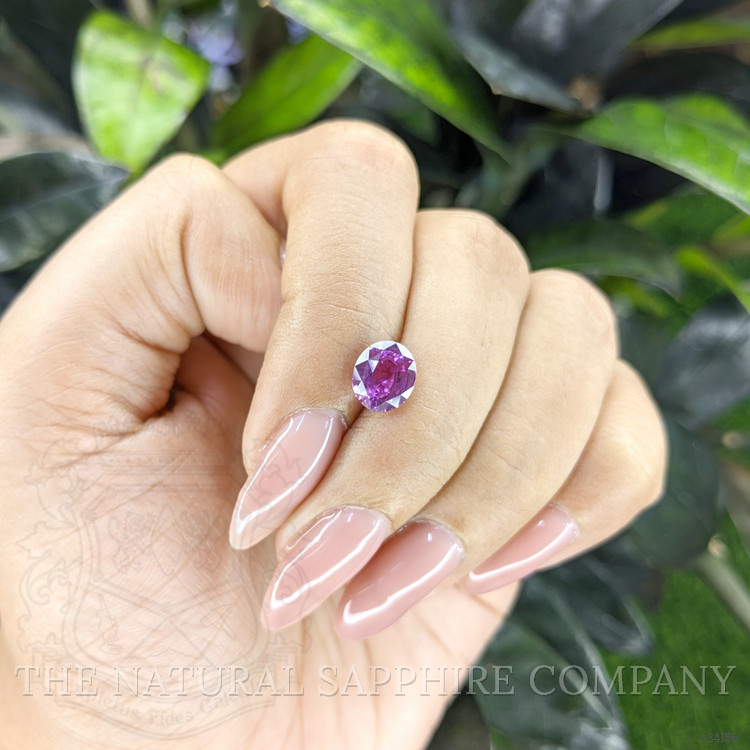2.10 Ct. Purplish Pink Sapphire from Madagascar
