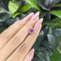 2.10 Ct. Purplish Pink Sapphire from Madagascar Life Style