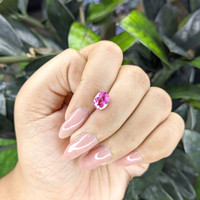 1.64 Ct. Pink Sapphire from Madagascar Life Style