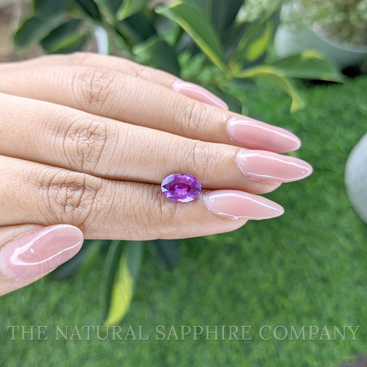 2.16 Ct. Purple Sapphire from Madagascar