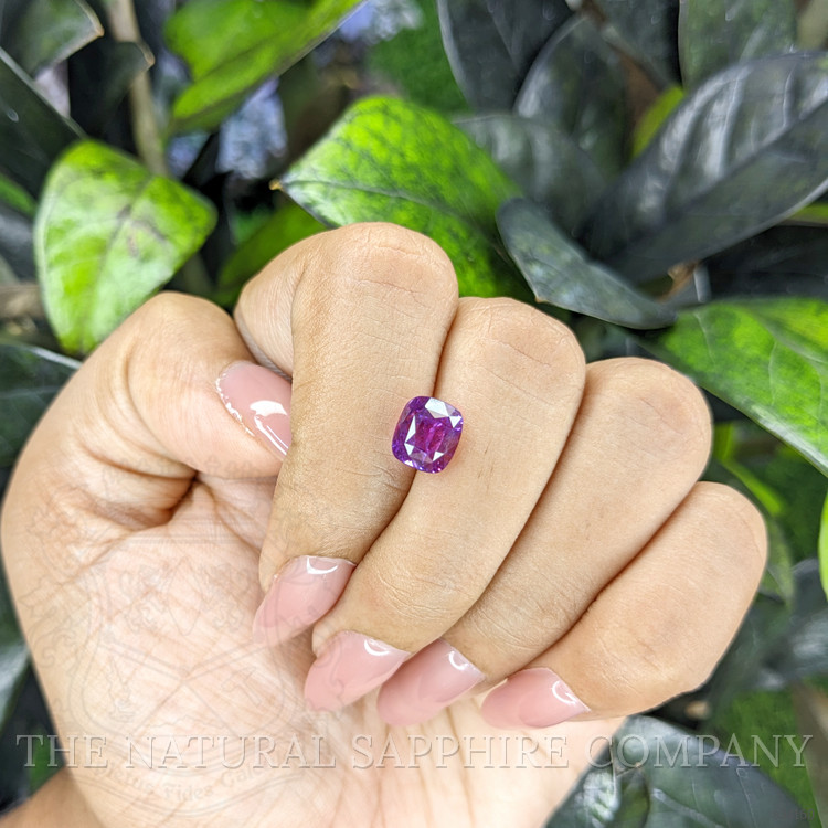 3.08 Ct. Purple Sapphire from Madagascar