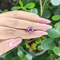2.53 Ct. Purplish Pink Sapphire from Madagascar Life Style
