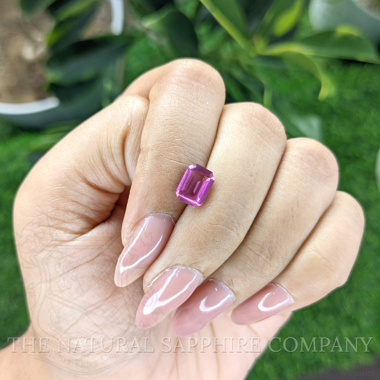 1.64 Ct. Purplish Pink Sapphire from Madagascar