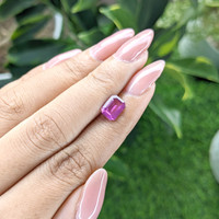 1.64 Ct. Purplish Pink Sapphire from Madagascar Life Style