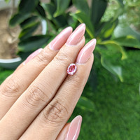 1.07 Ct. Padparadscha Sapphire from Madagascar Life Style