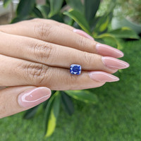2.07 Ct. Blue Sapphire from Ceylon (Sri Lanka) Life Style