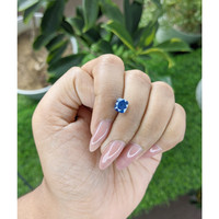 2.07 Ct. Blue Sapphire from Ceylon (Sri Lanka) Life Style