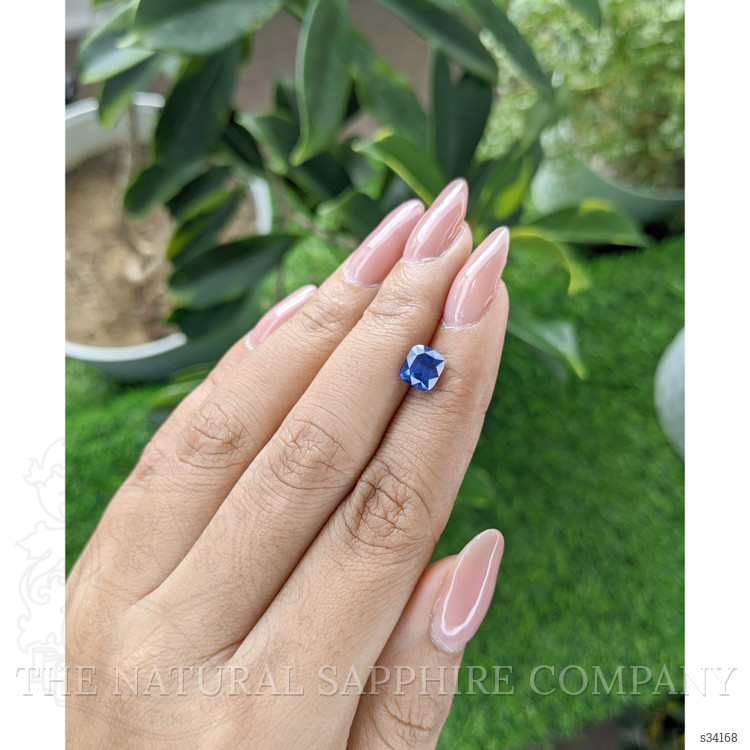 2.07 Ct. Blue Sapphire from Ceylon (Sri Lanka)