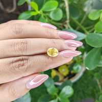 2.73 Ct. Yellow Sapphire from Madagascar Life Style