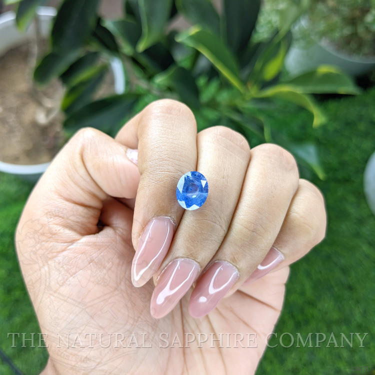 3.53 Ct. Blue Sapphire from Ceylon (Sri Lanka)