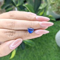 1.60 Ct. Blue Sapphire from Ceylon (Sri Lanka) Life Style