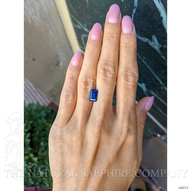 2.75 Ct. Blue Sapphire from Ceylon (Sri Lanka)