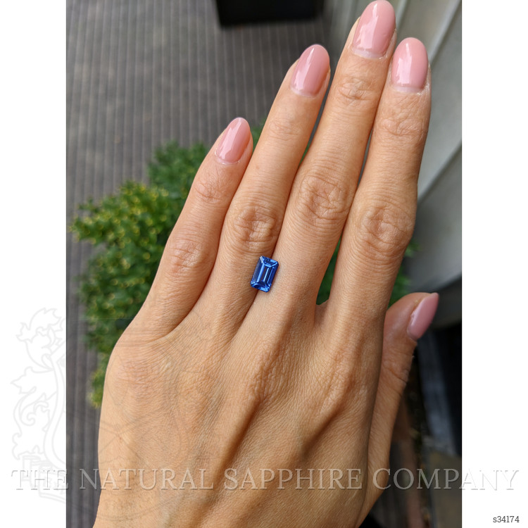 2.37 Ct. Blue Sapphire from Ceylon (Sri Lanka)