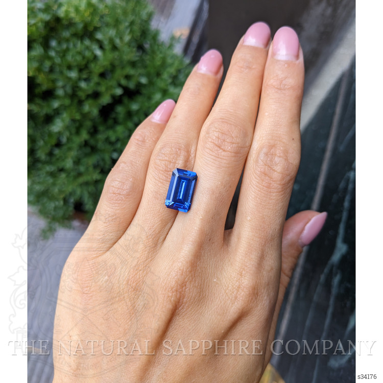 6.40 Ct. Blue Sapphire from Ceylon (Sri Lanka)