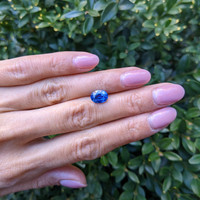 2.57 Ct. Blue Sapphire from Ceylon (Sri Lanka) Life Style