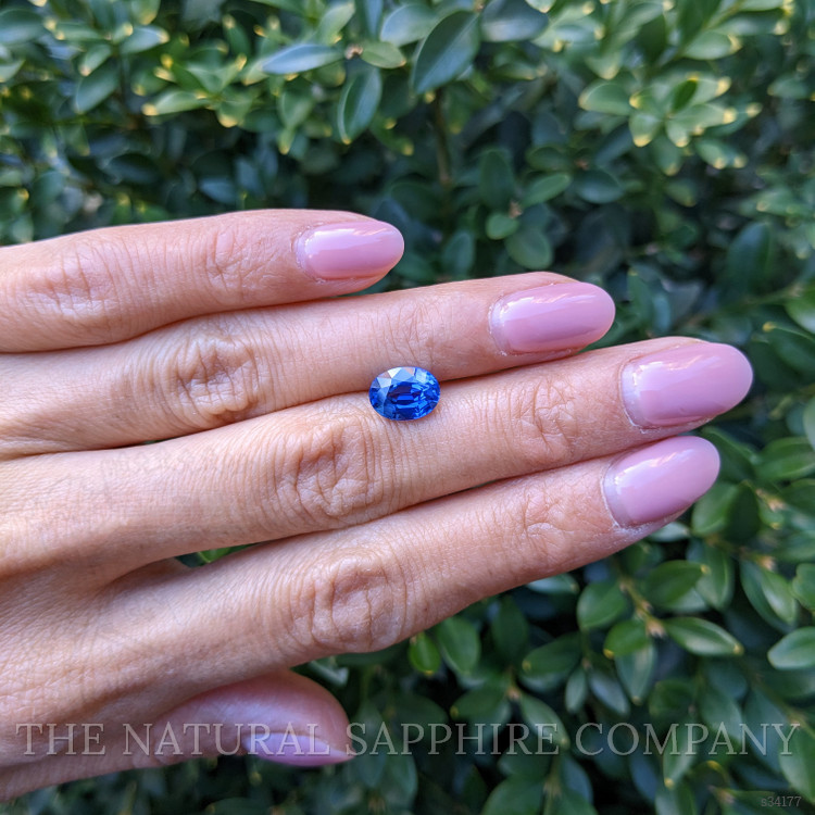 2.57 Ct. Blue Sapphire from Ceylon (Sri Lanka)