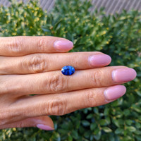 2.51 Ct. Blue Sapphire from Ceylon (Sri Lanka) Life Style