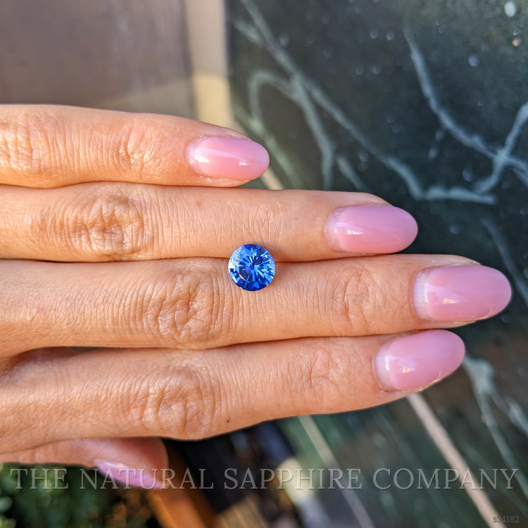 2.03 Ct. Blue Sapphire from Ceylon (Sri Lanka)