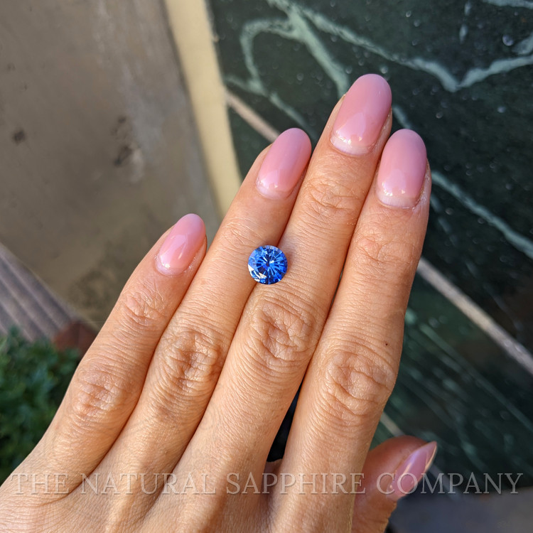 2.03 Ct. Blue Sapphire from Ceylon (Sri Lanka)