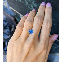 1.95 Ct. Blue Sapphire from Ceylon (Sri Lanka) Life Style