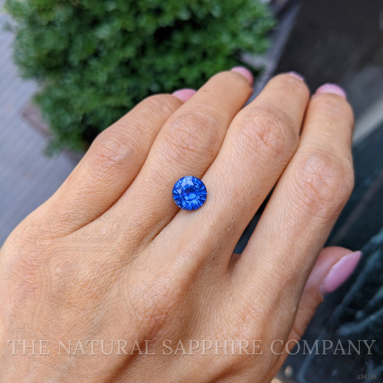 2.43 Ct. Blue Sapphire from Ceylon (Sri Lanka)