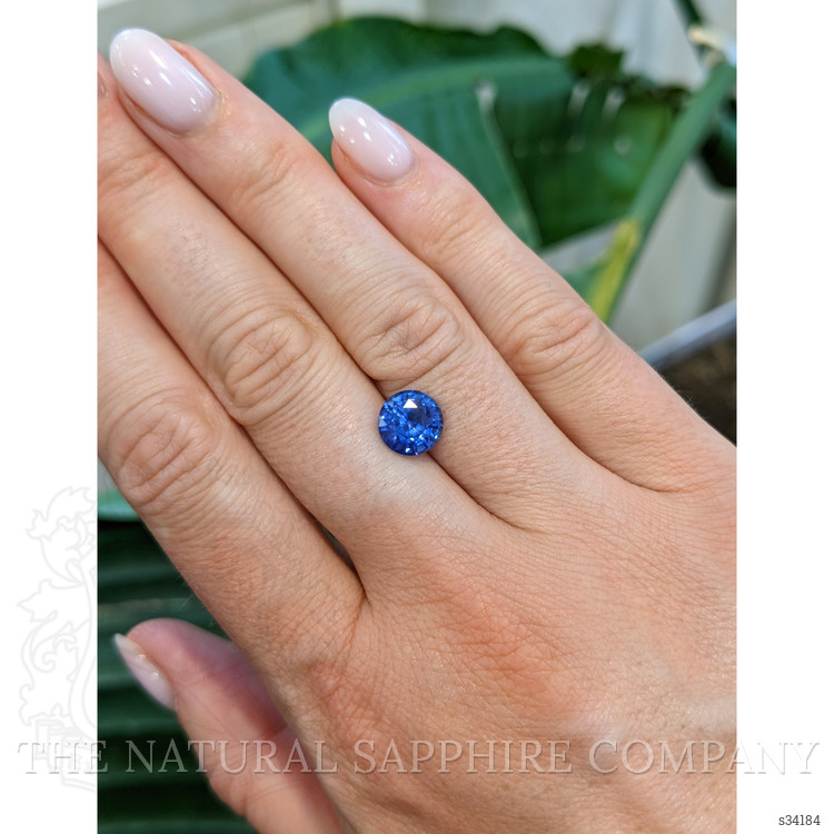 2.43 Ct. Blue Sapphire from Ceylon (Sri Lanka)