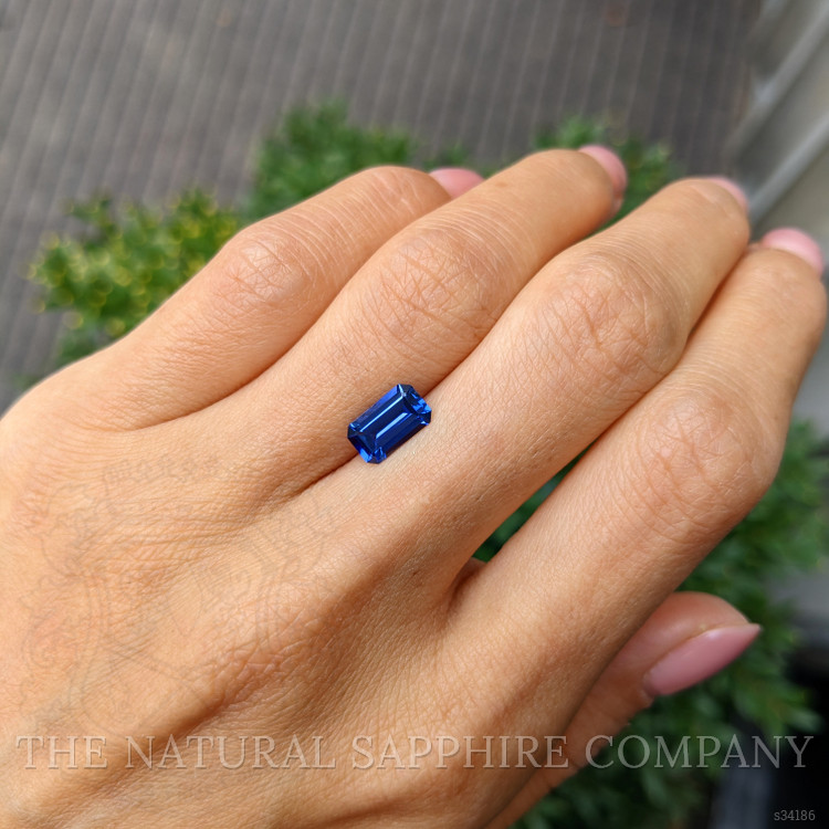 1.57 Ct. Blue Sapphire from Ceylon (Sri Lanka)