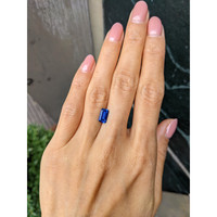 1.57 Ct. Blue Sapphire from Ceylon (Sri Lanka) Life Style