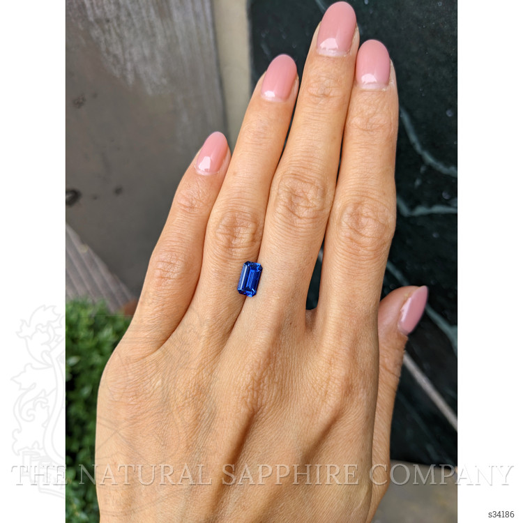 1.57 Ct. Blue Sapphire from Ceylon (Sri Lanka)